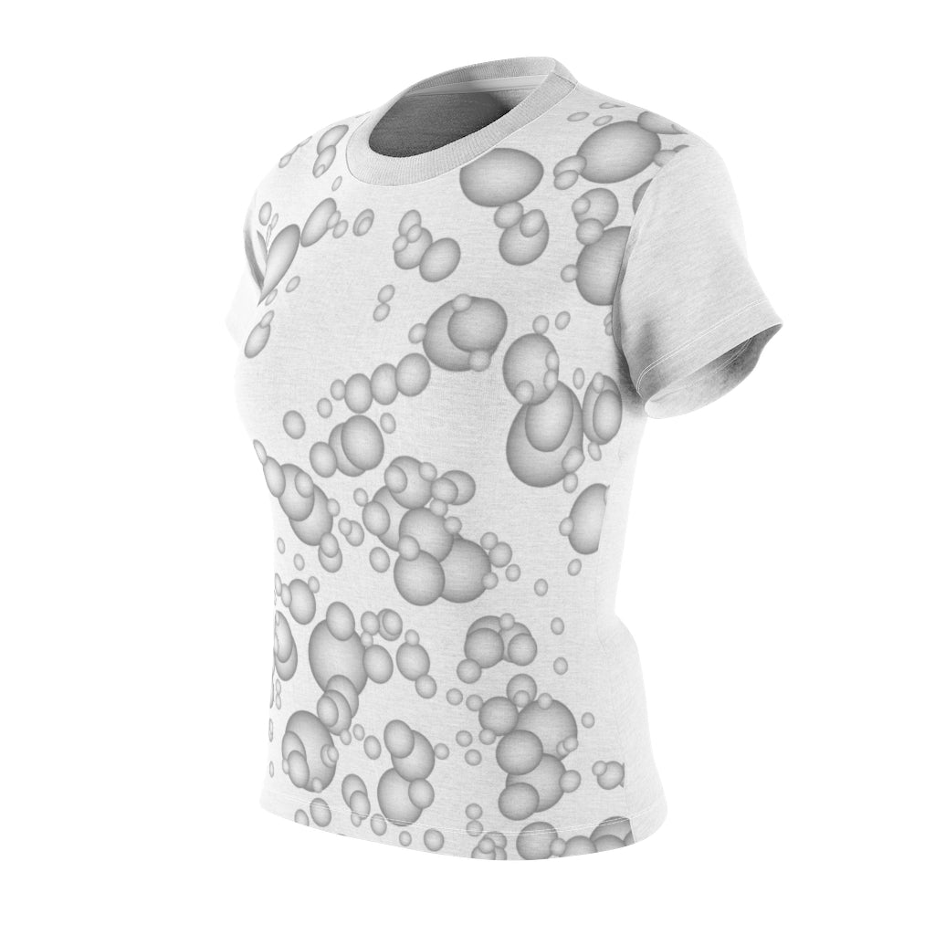 Women's AOP Cut & Sew Tee bubbled