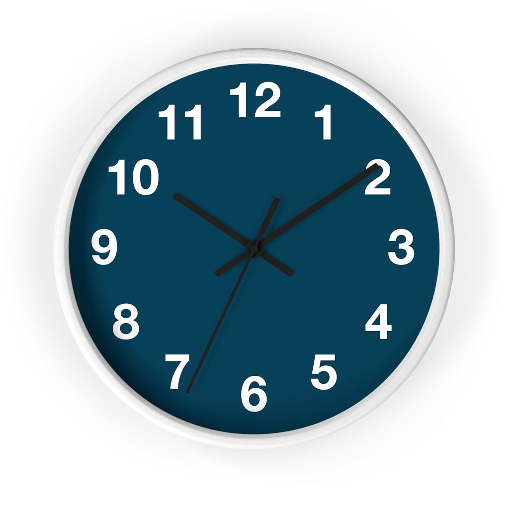 Blue Wall clock