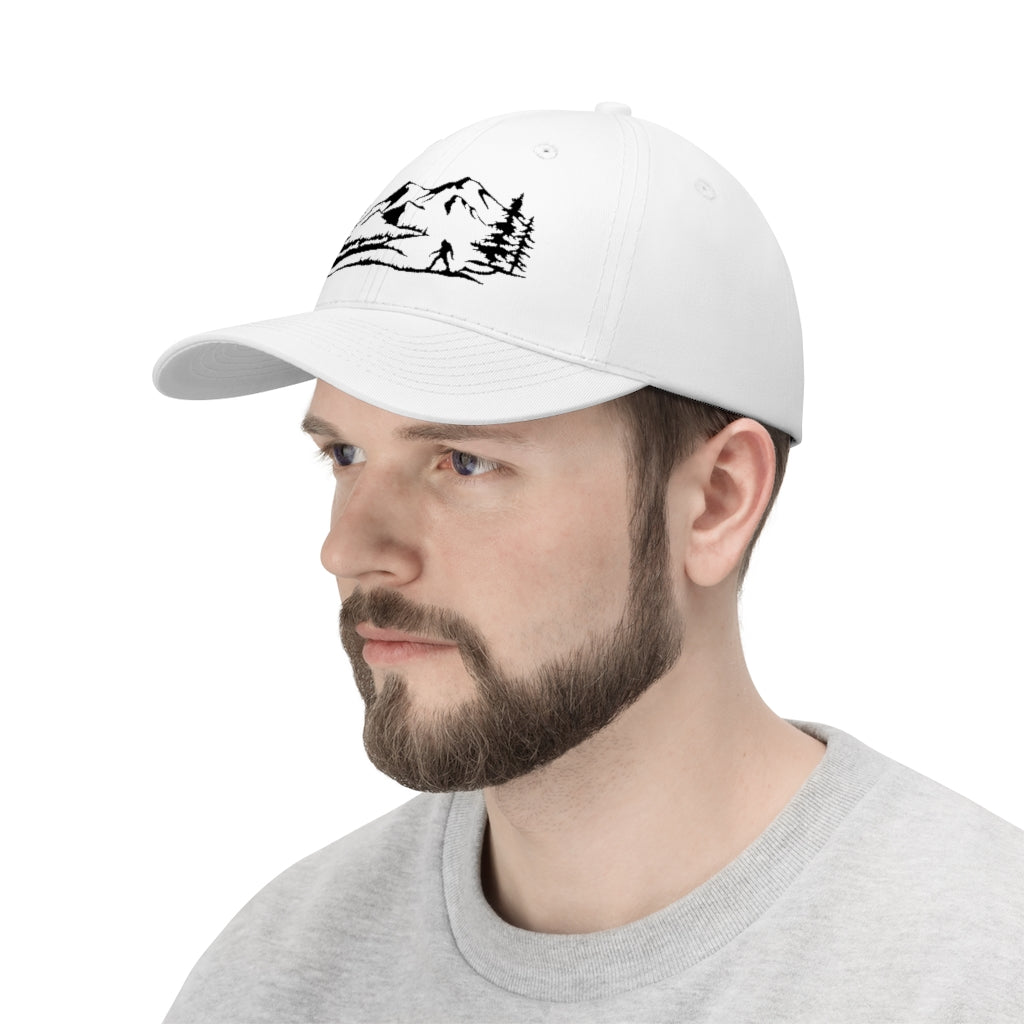 White Unisex Twill Hat
