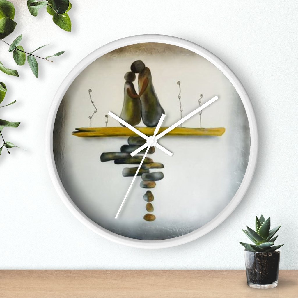 Pebbles Wall clock