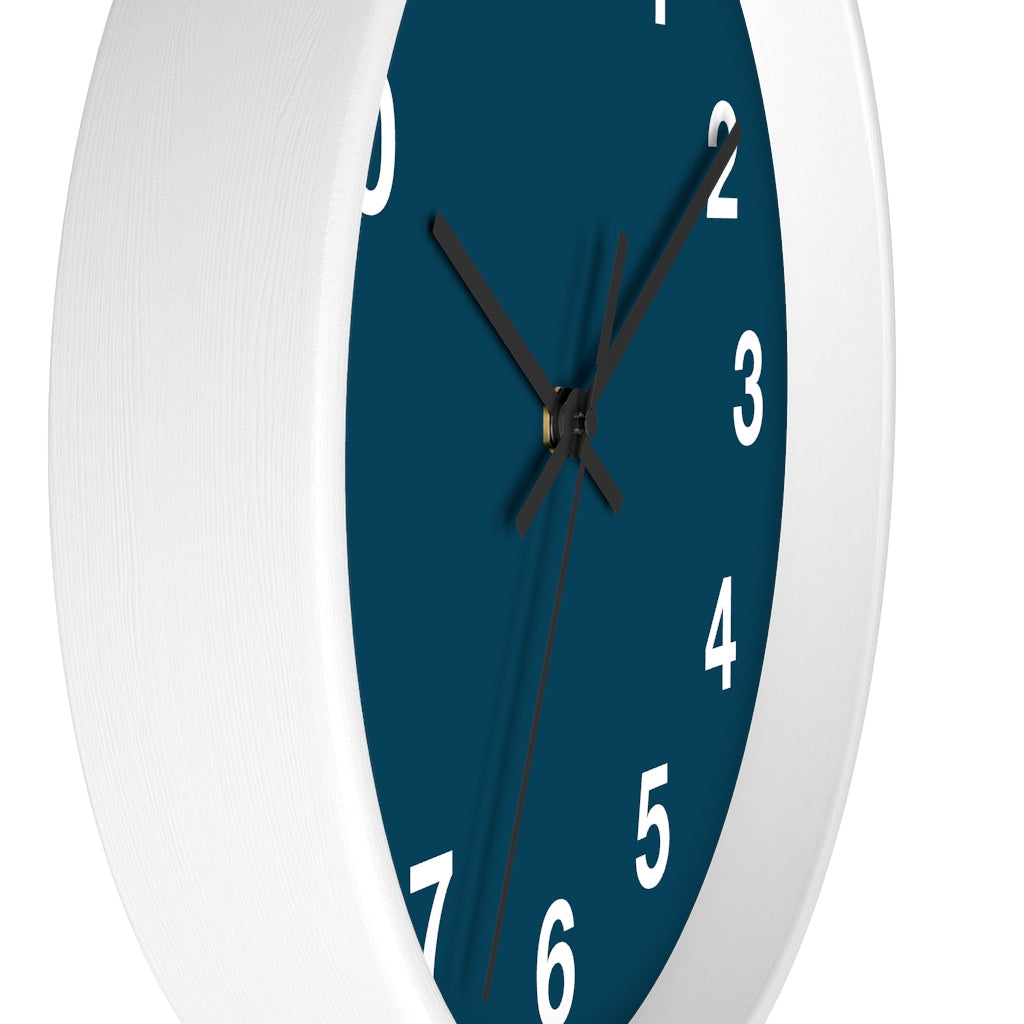 Blue Wall clock