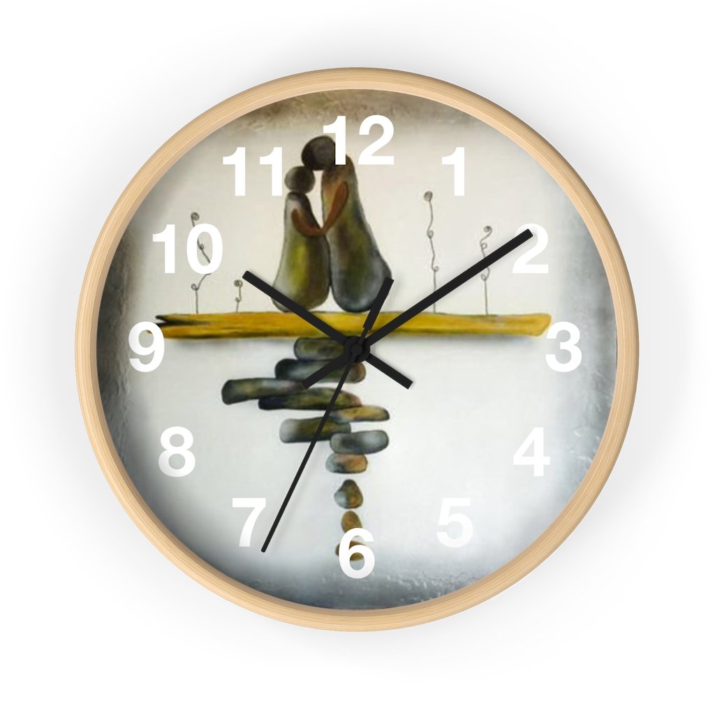 Pebbles Wall clock