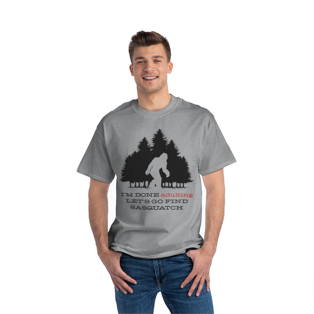 Sasquatch adulting 2 Beefy-T®  Short-Sleeve T-Shirt
