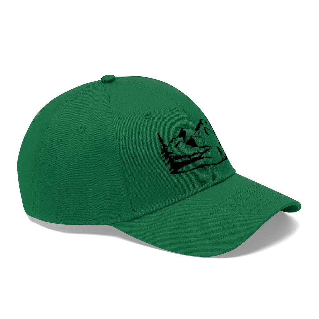 White Unisex Twill Hat