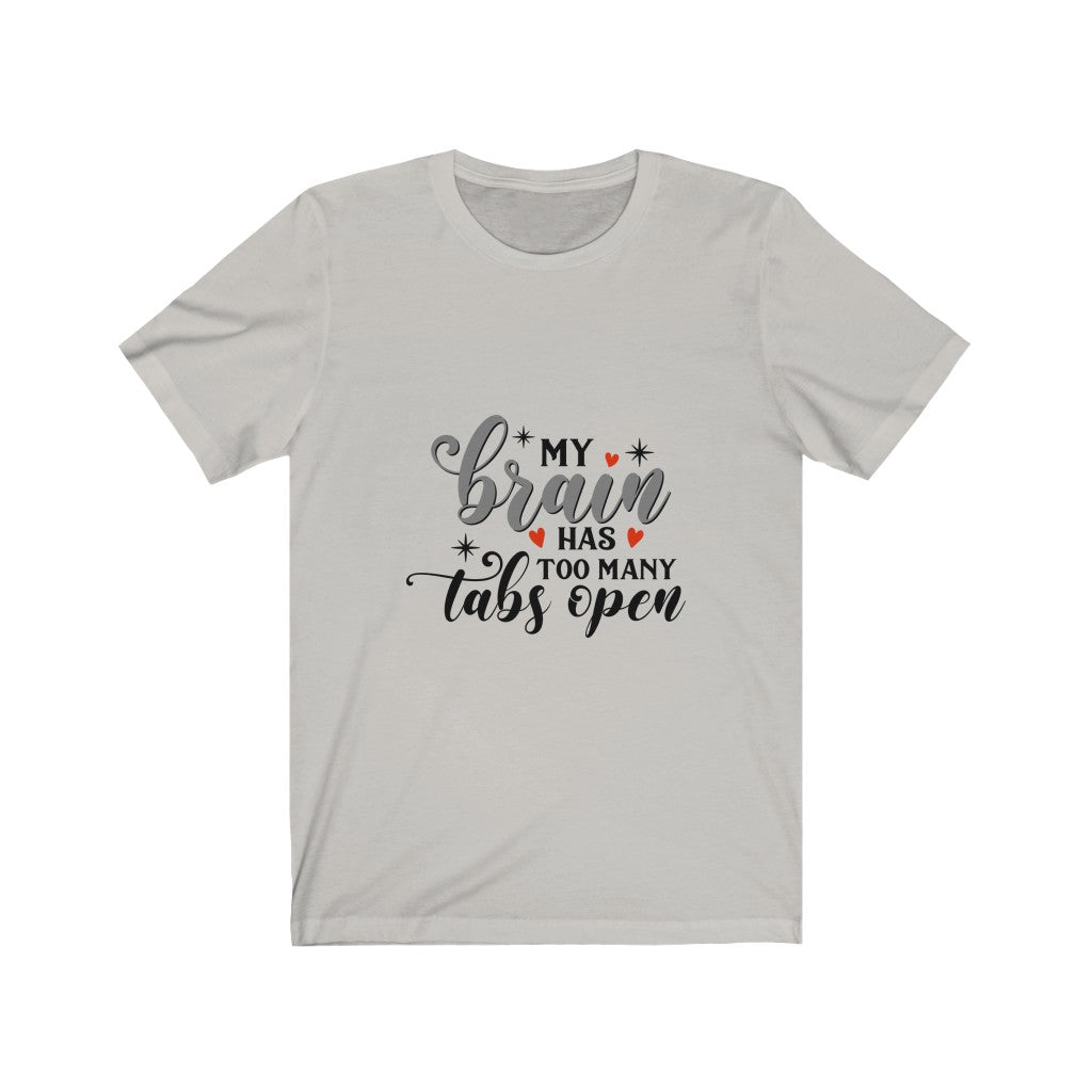 Tab white Unisex Jersey Short Sleeve Tee
