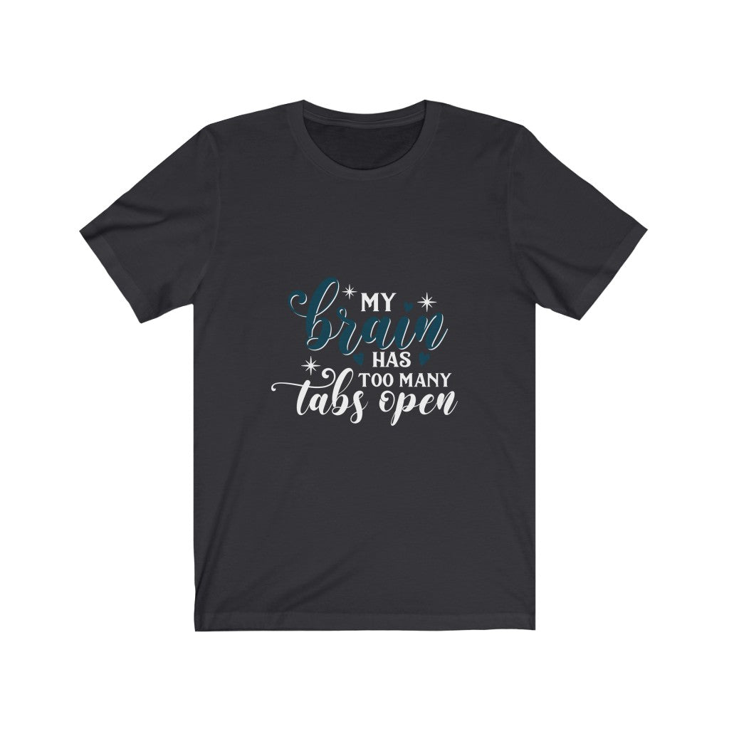 Tab black Unisex Jersey Short Sleeve Tee