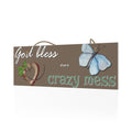 Crazy mess Ceramic Wall Sign