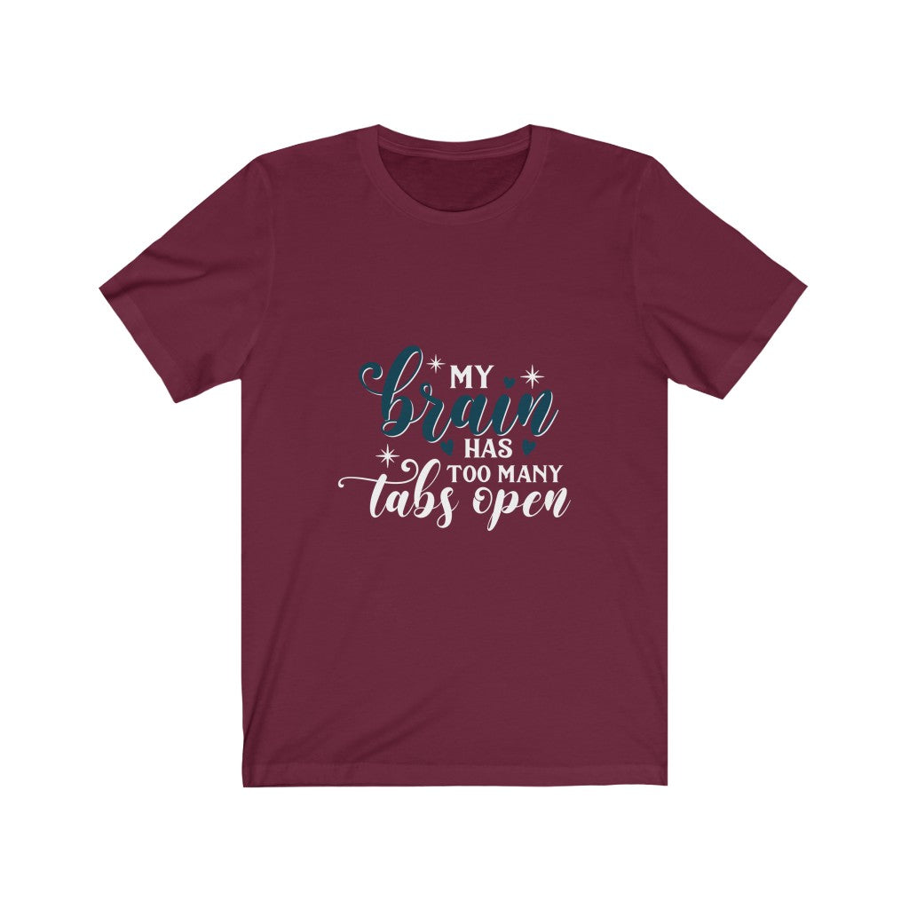 Tab black Unisex Jersey Short Sleeve Tee