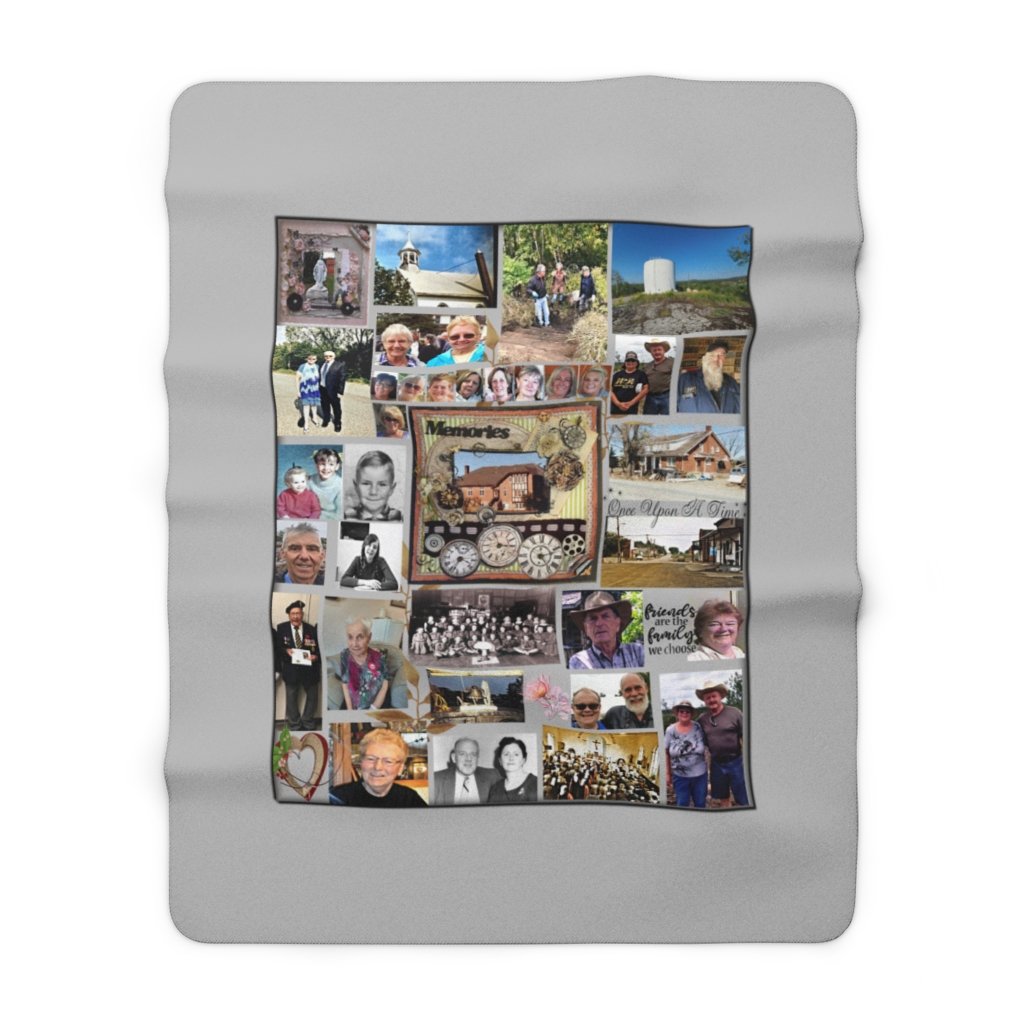 Creighton Memory Sherpa Fleece Blanket