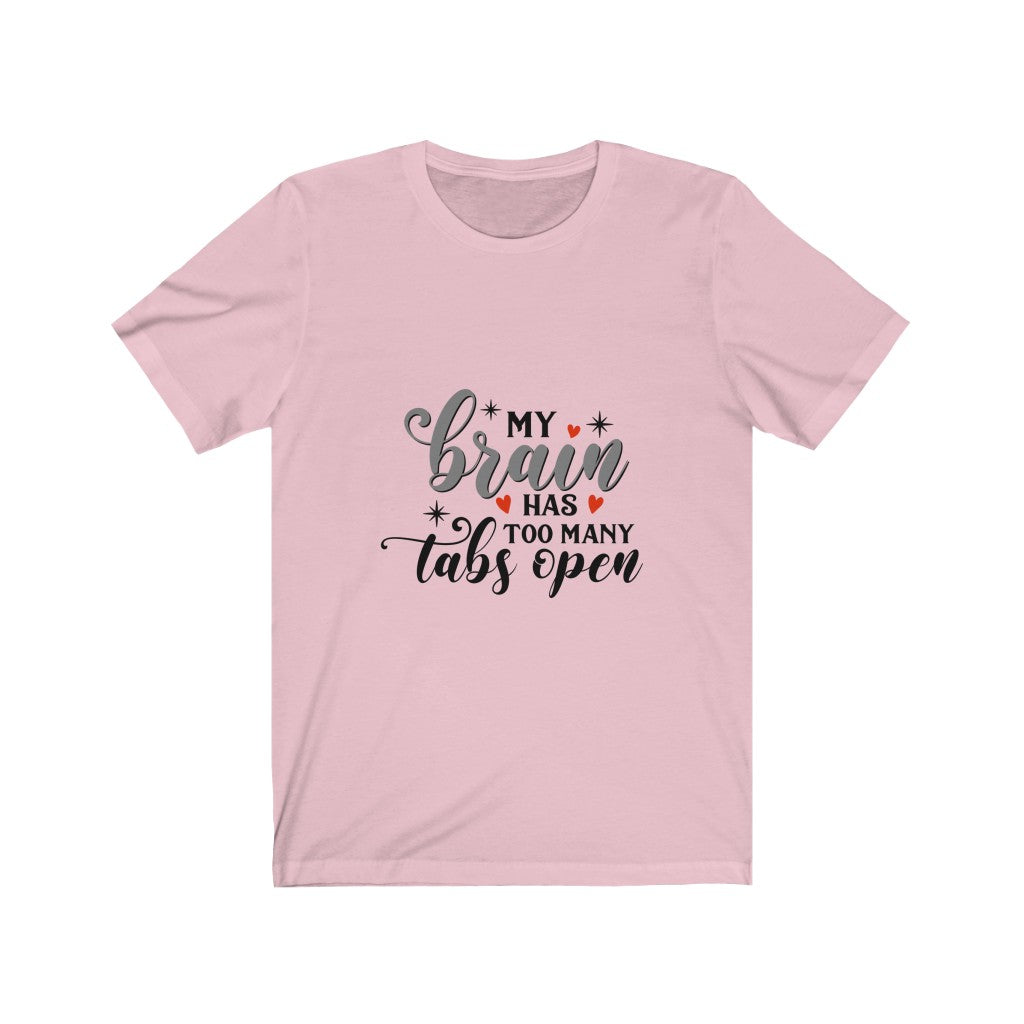 Tab white Unisex Jersey Short Sleeve Tee