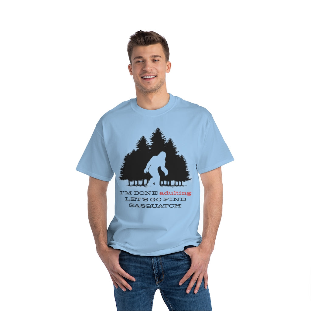 Sasquatch adulting 2 Beefy-T®  Short-Sleeve T-Shirt