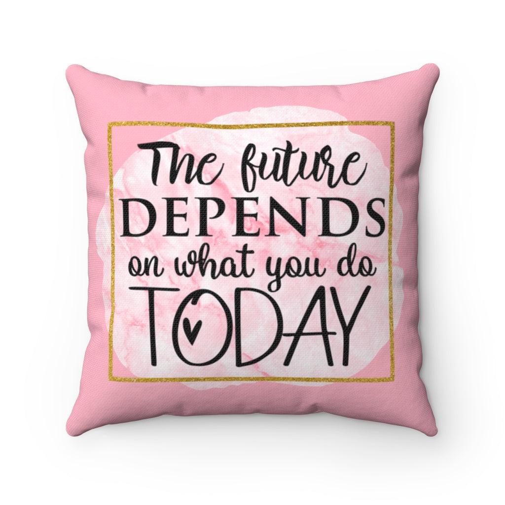 Future Spun Polyester Square Pillow - Youneekbooteek