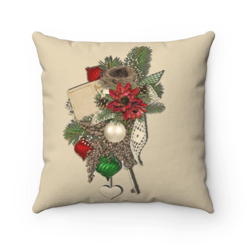 Spun Polyester Square Pillow