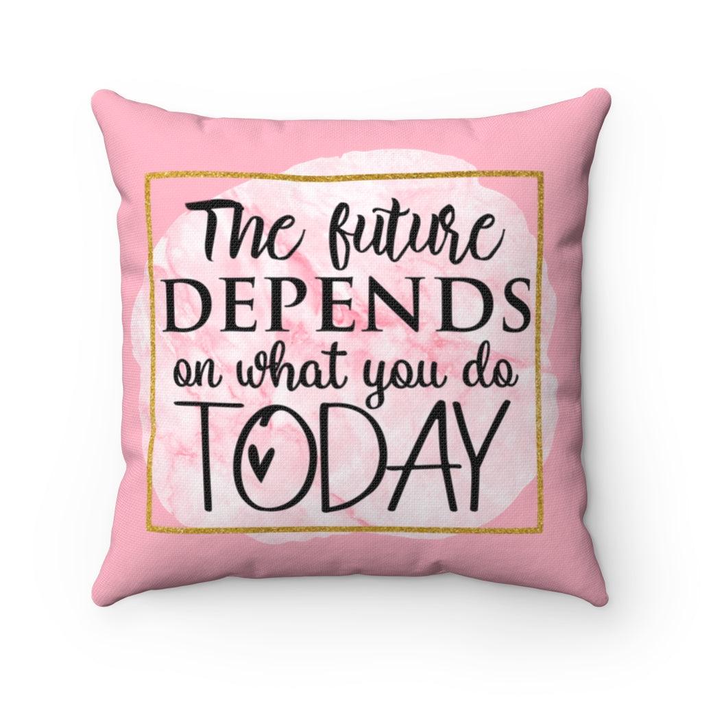 Future Spun Polyester Square Pillow - Youneekbooteek