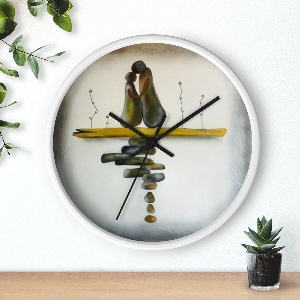 Pebbles Wall clock