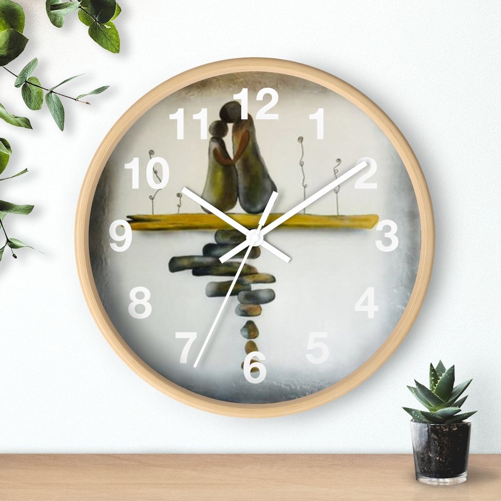 Pebbles Wall clock
