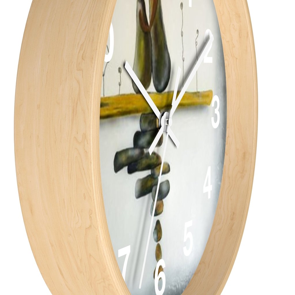 Pebbles Wall clock