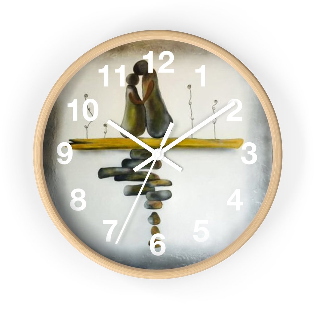 Pebbles Wall clock