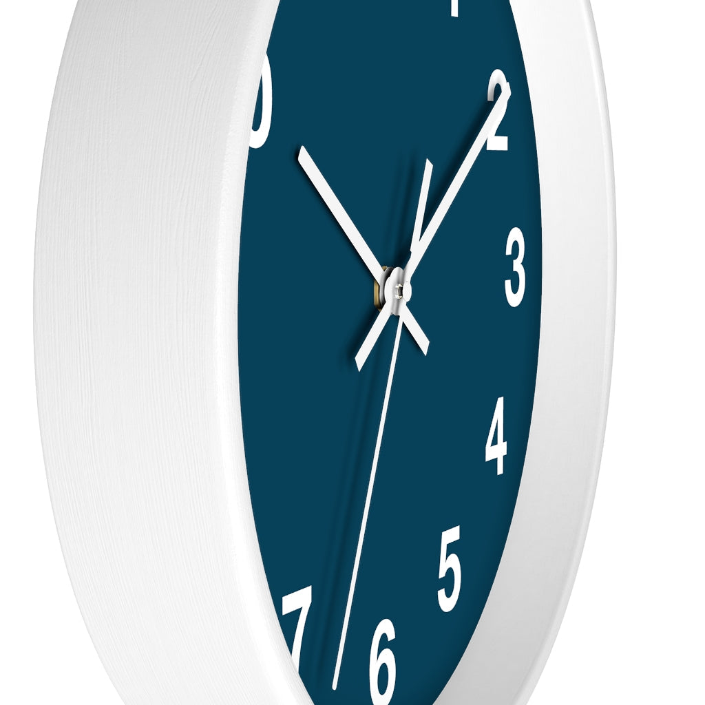 Blue Wall clock
