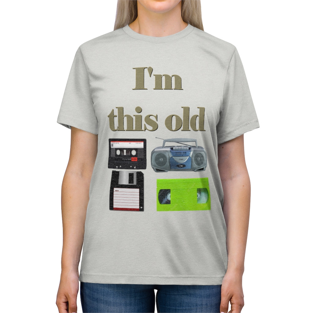 This old Unisex Triblend Tee
