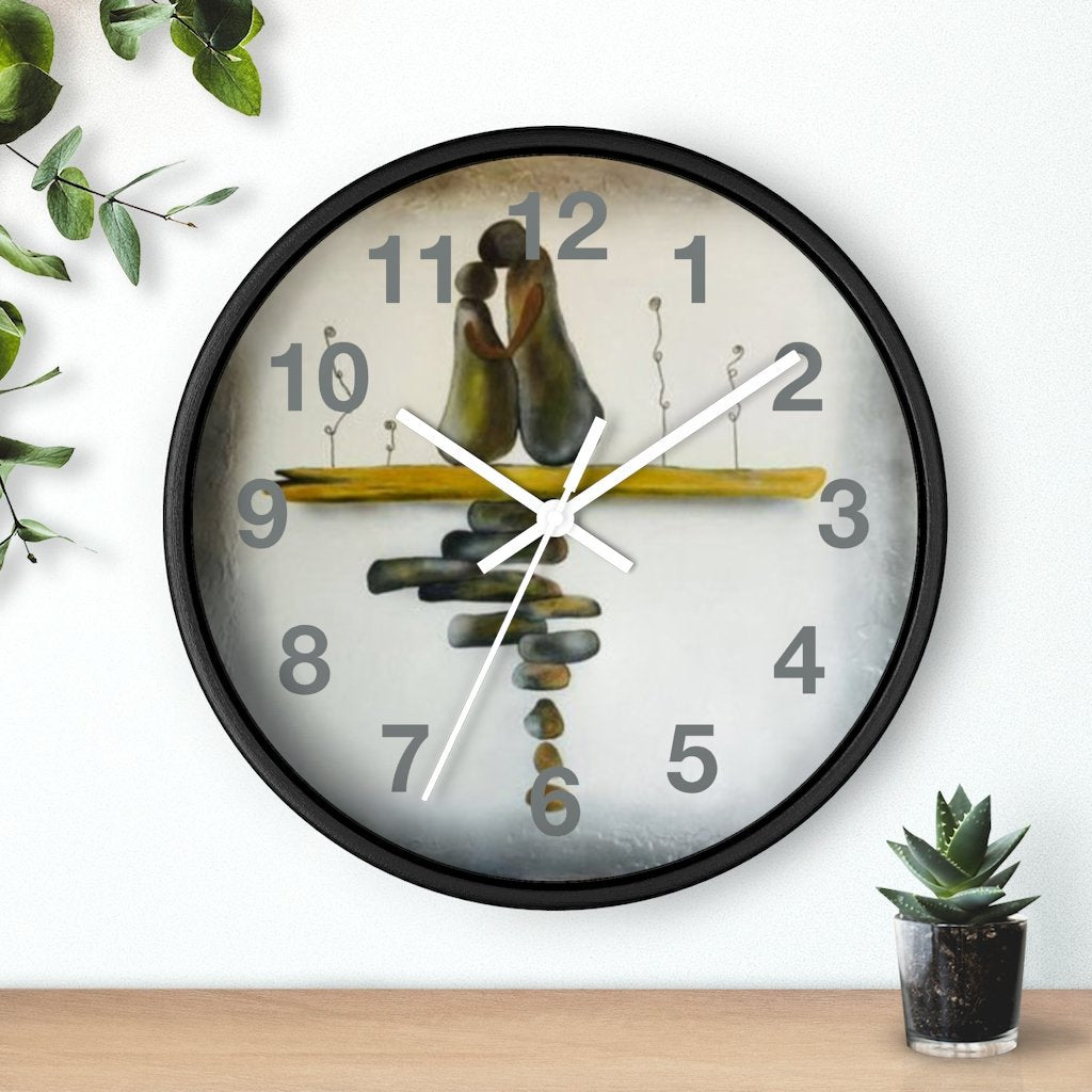 Pebbles Wall clock