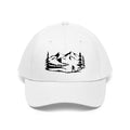 White Unisex Twill Hat