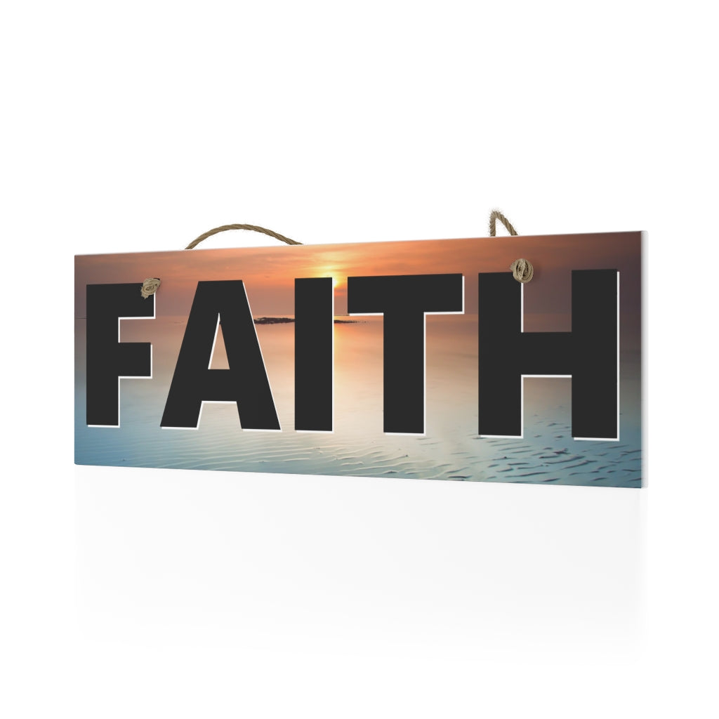 FAITH Ceramic Wall Sign