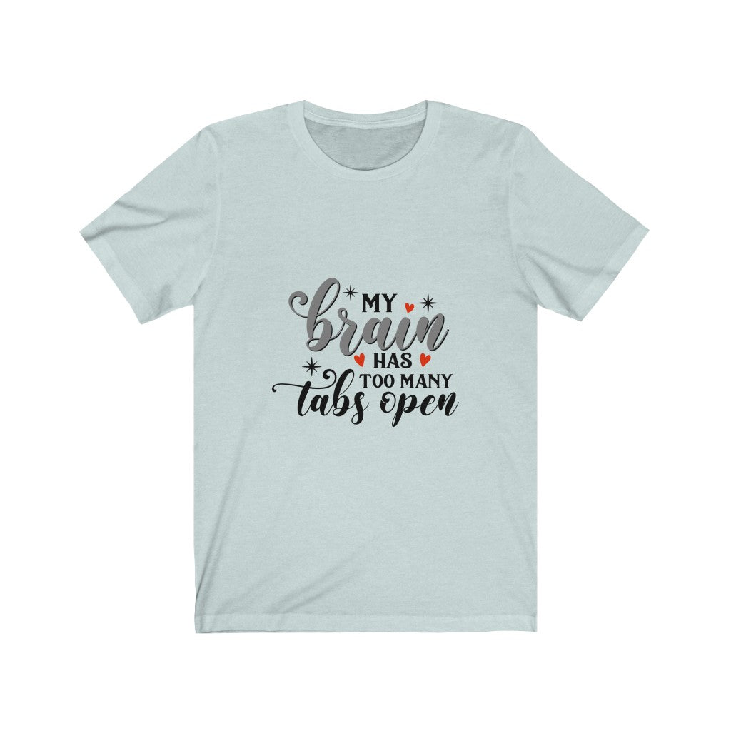 Tab white Unisex Jersey Short Sleeve Tee