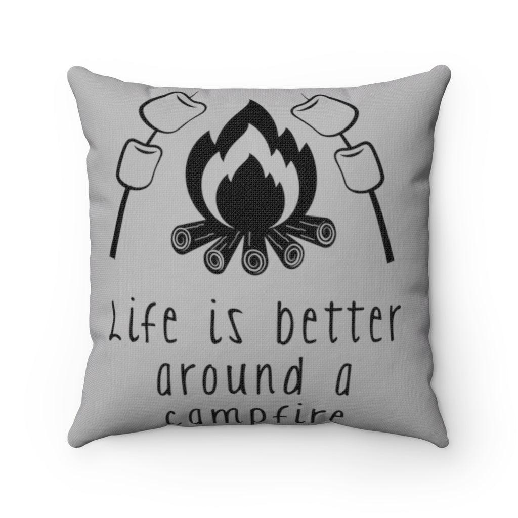 Camp Spun Polyester Square Pillow - Youneekbooteek