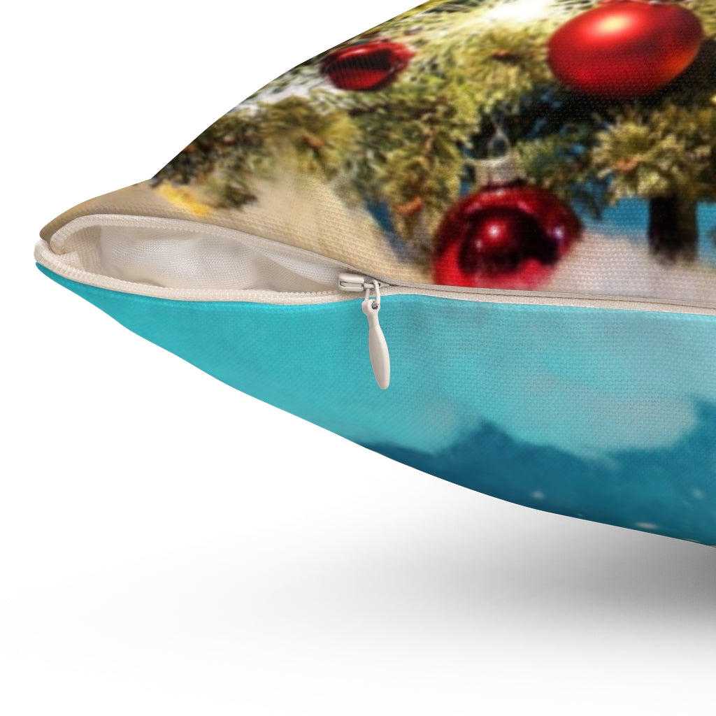 Spun Polyester Square Pillow