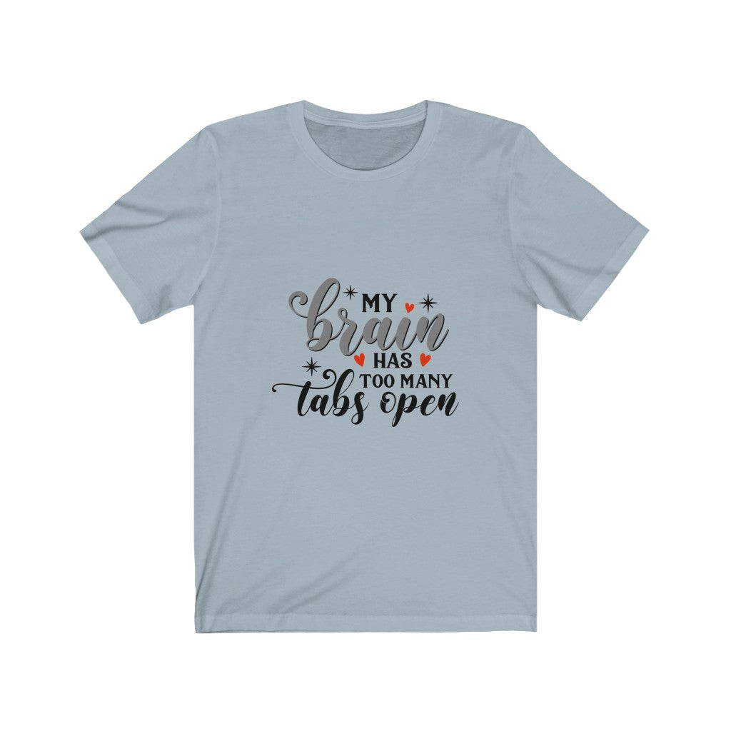 Tab white Unisex Jersey Short Sleeve Tee