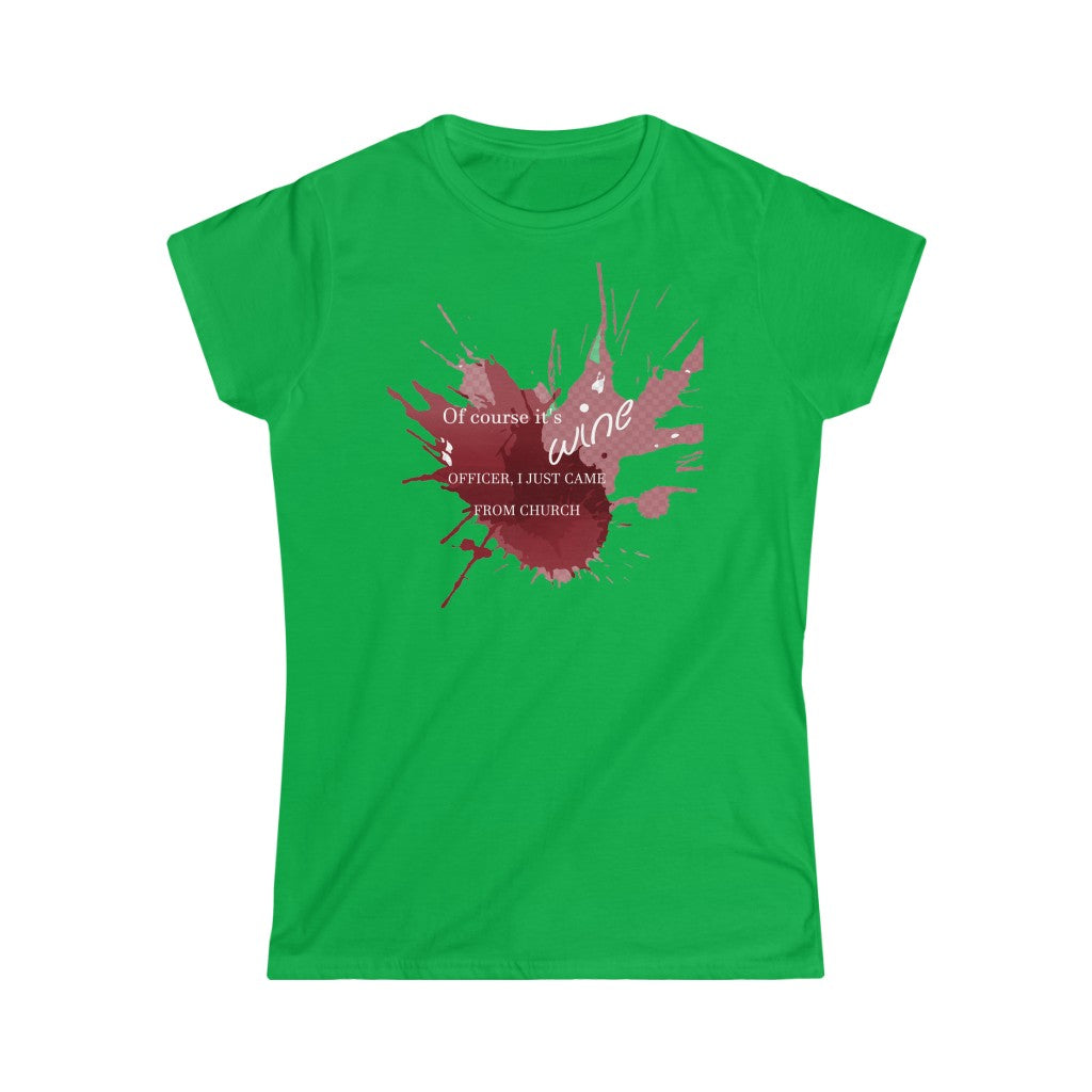 Wine Women's Softstyle Tee