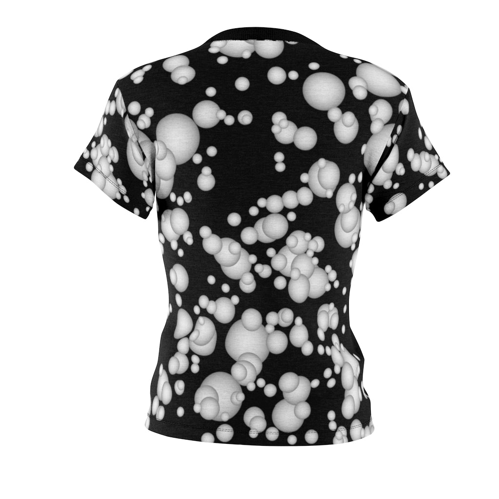 Women's AOP Cut & Sew Tee bubbled