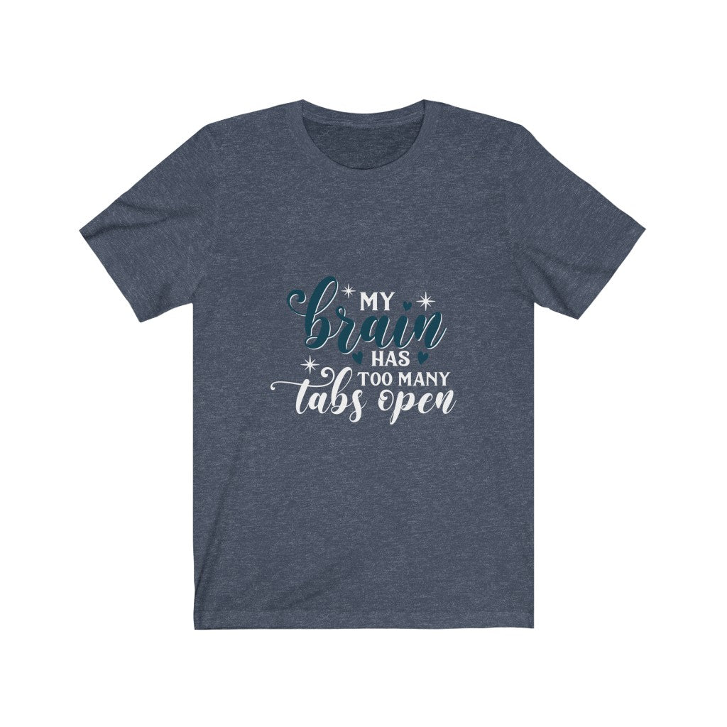 Tab black Unisex Jersey Short Sleeve Tee