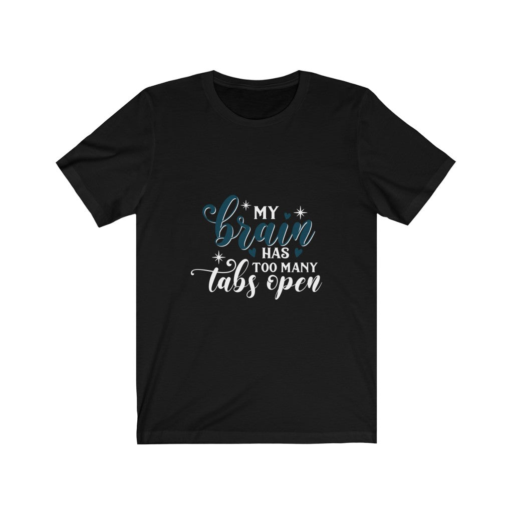 Tab black Unisex Jersey Short Sleeve Tee