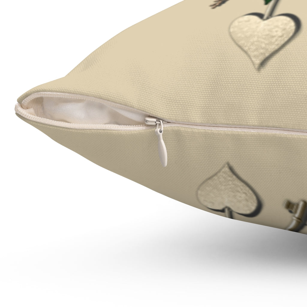 Spun Polyester Square Pillow