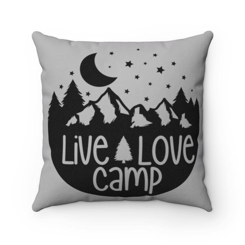 Camp Spun Polyester Square Pillow - Youneekbooteek
