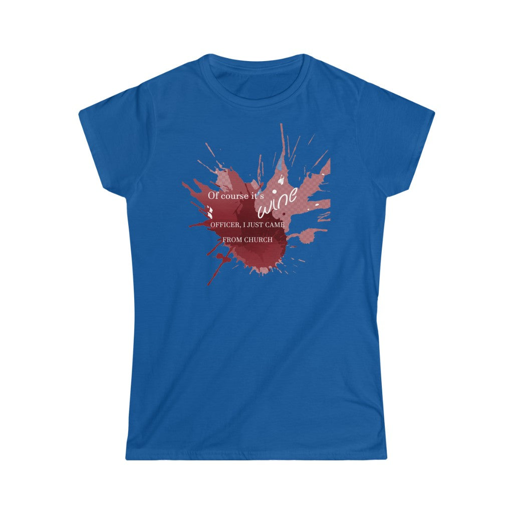 Wine Women's Softstyle Tee