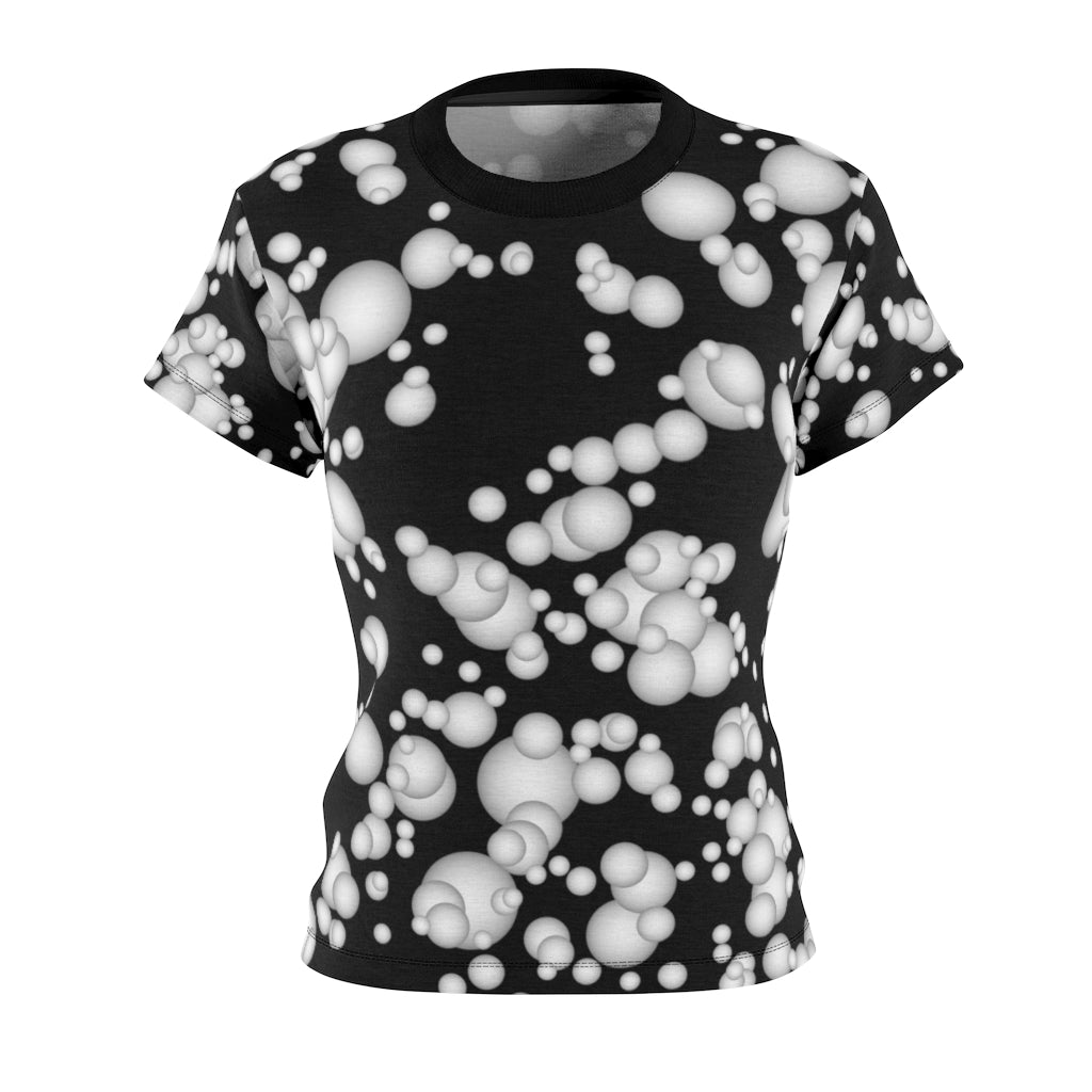 Women's AOP Cut & Sew Tee bubbled