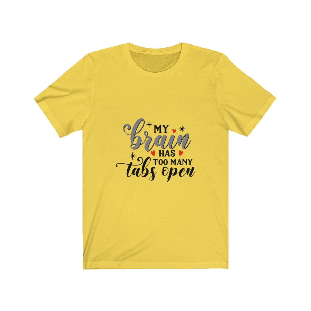 Tab white Unisex Jersey Short Sleeve Tee