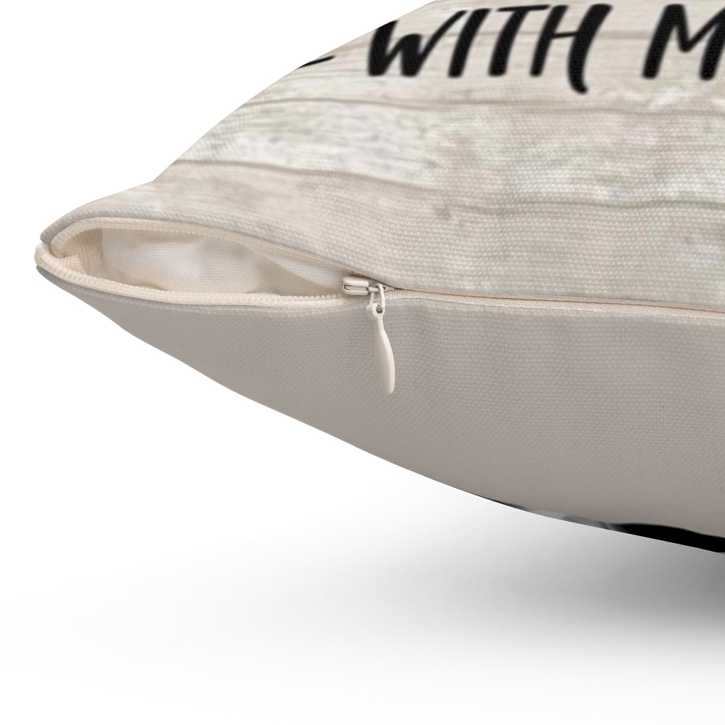Spun Polyester Square Pillow