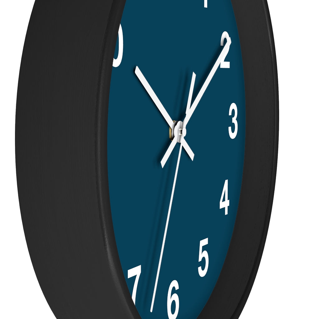 Blue Wall clock