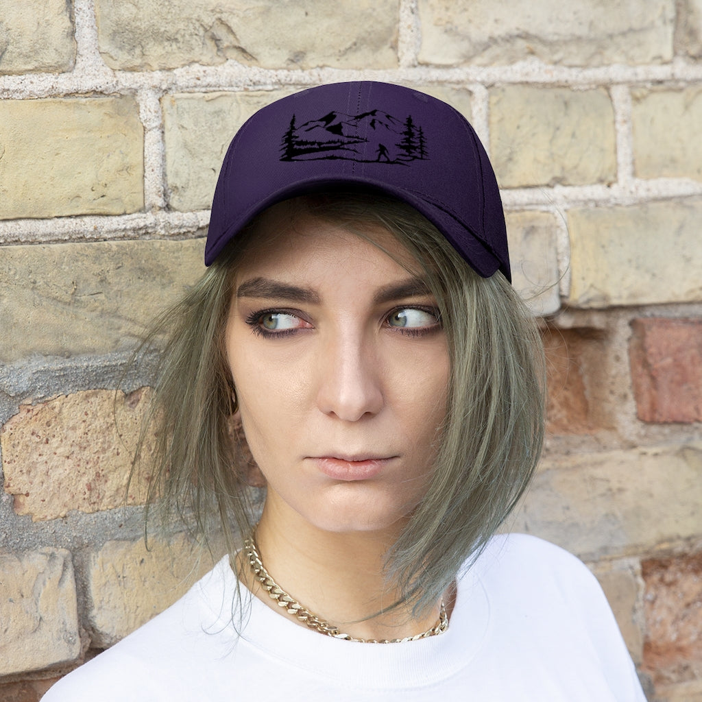 White Unisex Twill Hat