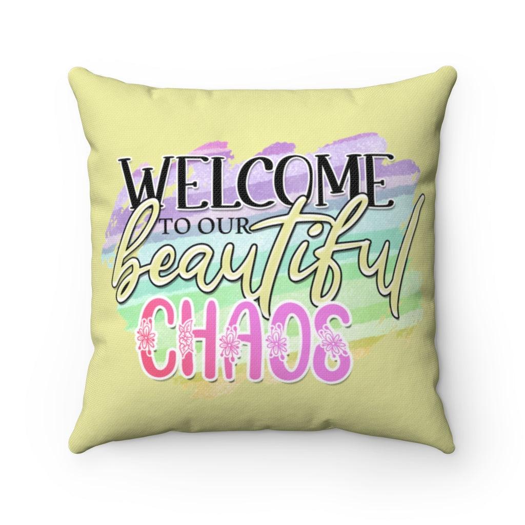 Chaos Spun Polyester Square Pillow - Youneekbooteek