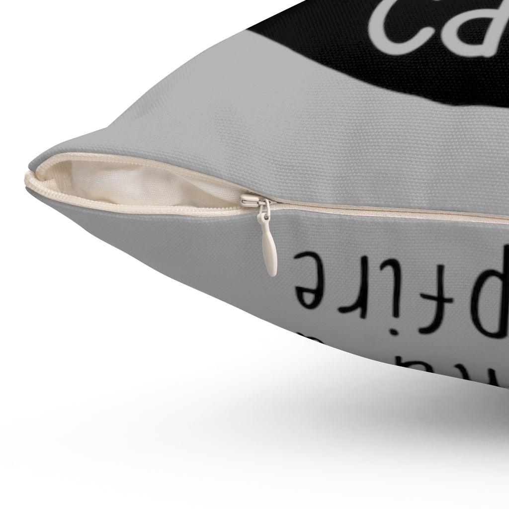 Camp Spun Polyester Square Pillow - Youneekbooteek