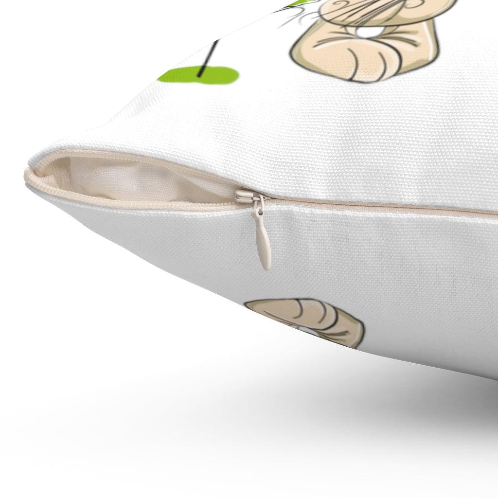 a Spun Polyester Square Pillow - Youneekbooteek