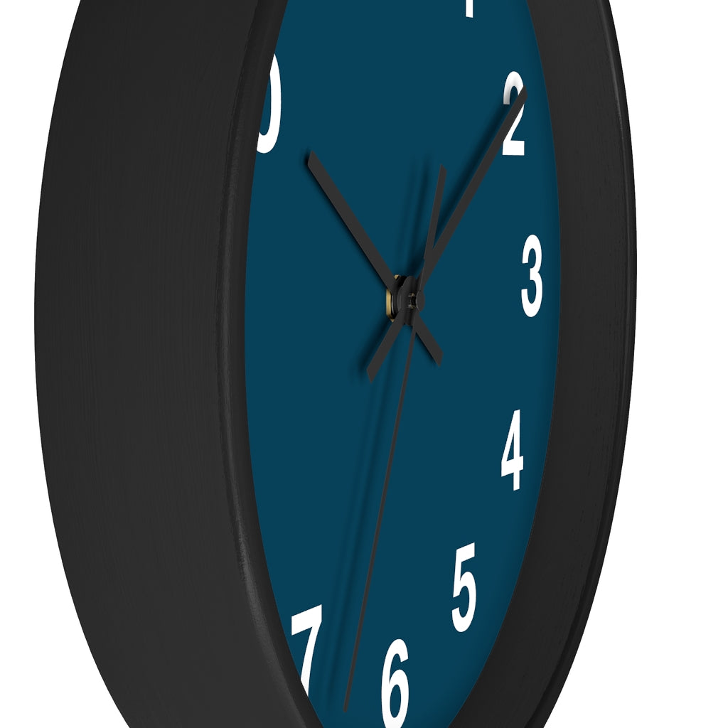 Blue Wall clock