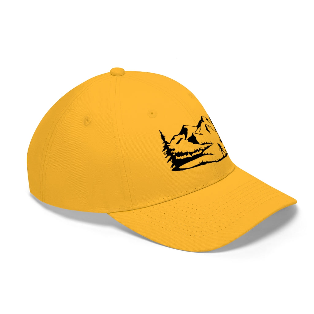 White Unisex Twill Hat