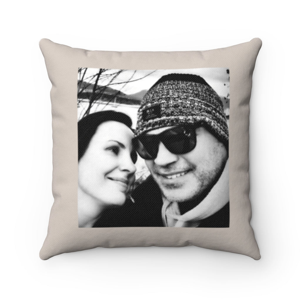 Spun Polyester Square Pillow