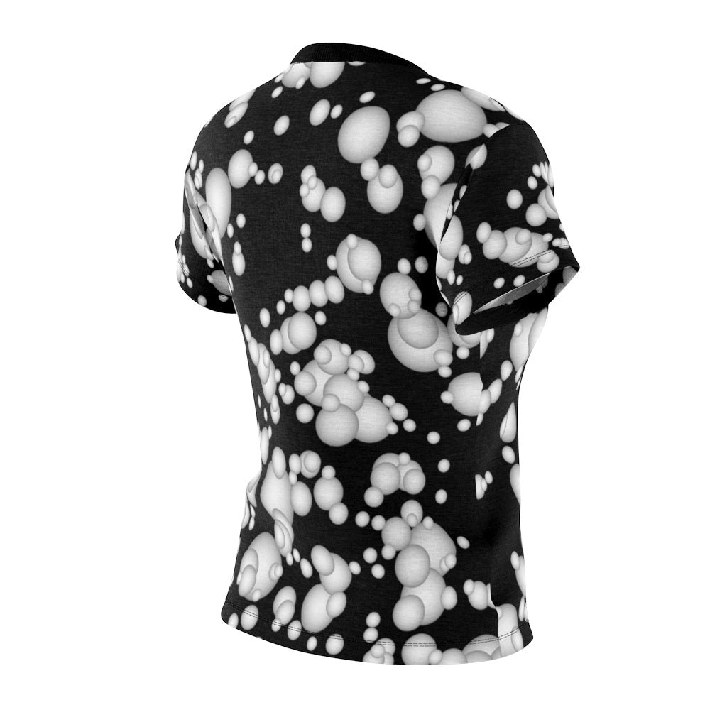 Women's AOP Cut & Sew Tee bubbled